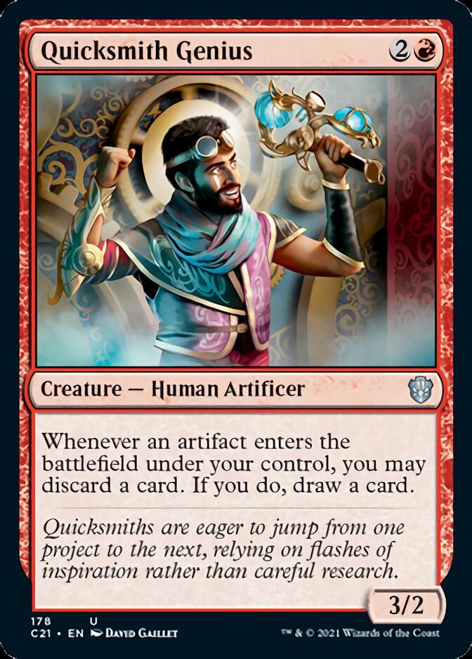 Quicksmith Genius [Commander 2021] | I Want That Stuff Brandon