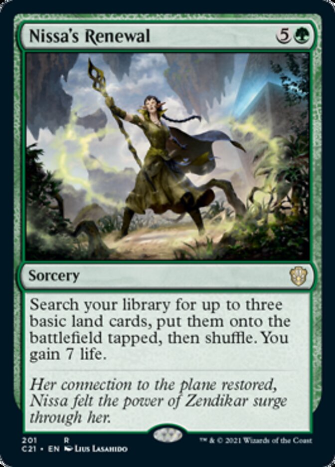 Nissa's Renewal [Commander 2021] | I Want That Stuff Brandon