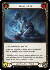 Life for a Life (Blue) [ARC166] Unlimited Edition Rainbow Foil | I Want That Stuff Brandon