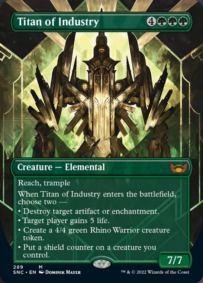 Titan of Industry (Borderless Alternate Art) [Streets of New Capenna] | I Want That Stuff Brandon