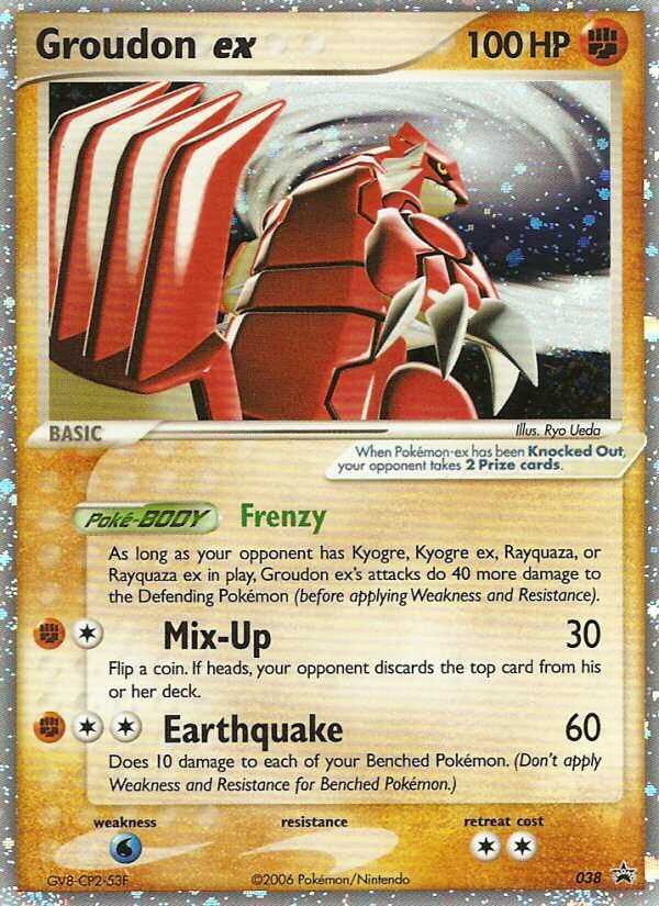 Groudon ex (038) [Nintendo: Black Star Promos] | I Want That Stuff Brandon