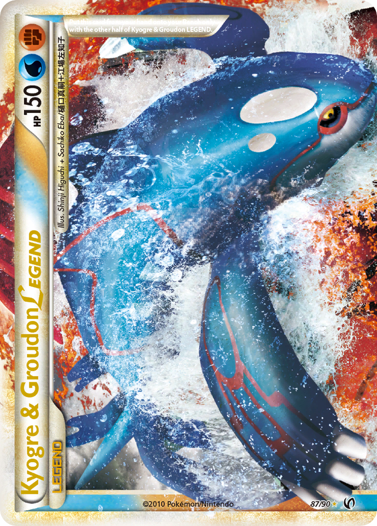 Kyogre & Groudon LEGEND (87/90) [HeartGold & SoulSilver: Undaunted] | I Want That Stuff Brandon