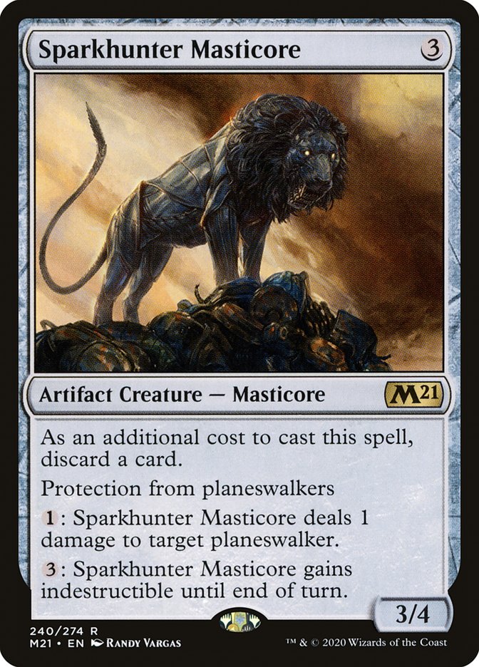 Sparkhunter Masticore [Core Set 2021] | I Want That Stuff Brandon