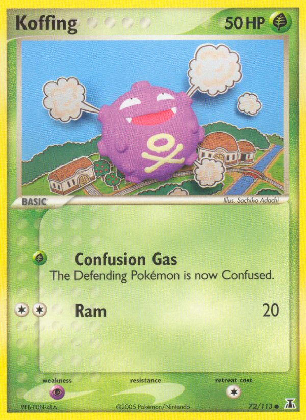 Koffing (72/113) [EX: Delta Species] | I Want That Stuff Brandon