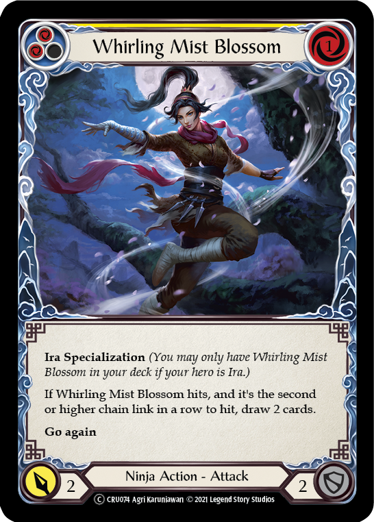 Whirling Mist Blossom (Rainbow Foil) [CRU074-RF] Unlimited Rainbow Foil | I Want That Stuff Brandon