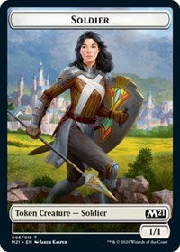 Soldier // Weird Double-Sided Token [Core Set 2021 Tokens] | I Want That Stuff Brandon