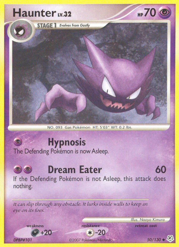 Haunter (50/130) [Diamond & Pearl: Base Set] | I Want That Stuff Brandon