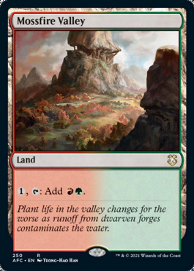 Mossfire Valley [Dungeons & Dragons: Adventures in the Forgotten Realms Commander] | I Want That Stuff Brandon