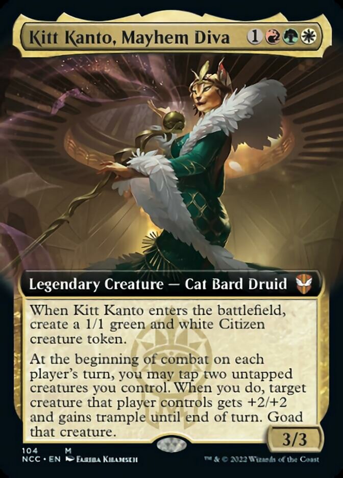 Kitt Kanto, Mayhem Diva (Extended Art) [Streets of New Capenna Commander] | I Want That Stuff Brandon