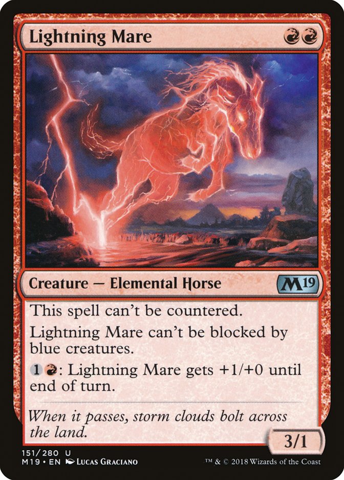 Lightning Mare [Core Set 2019] | I Want That Stuff Brandon