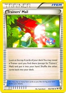 Trainers' Mail (92a/108) (Alternate Art Promo) [XY: Roaring Skies] | I Want That Stuff Brandon