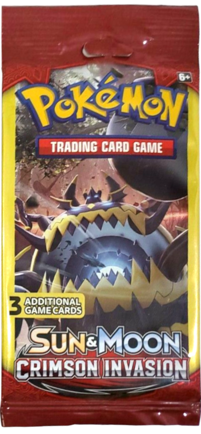 Sun & Moon: Crimson Invasion - 3-Card Booster Pack | I Want That Stuff Brandon
