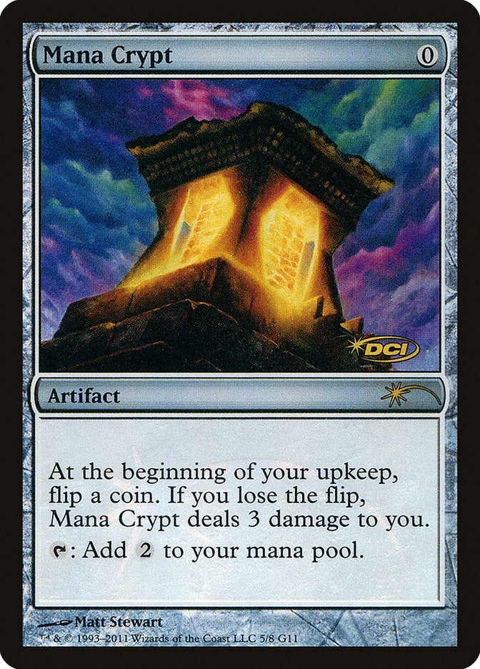 Mana Crypt [Judge Gift Cards 2011] | I Want That Stuff Brandon