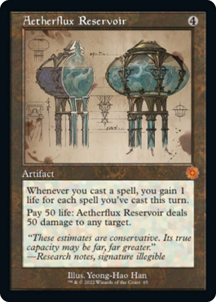 Aetherflux Reservoir (Retro Schematic) [The Brothers' War Retro Artifacts] | I Want That Stuff Brandon