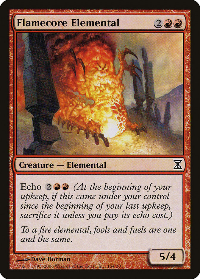 Flamecore Elemental [Time Spiral] | I Want That Stuff Brandon