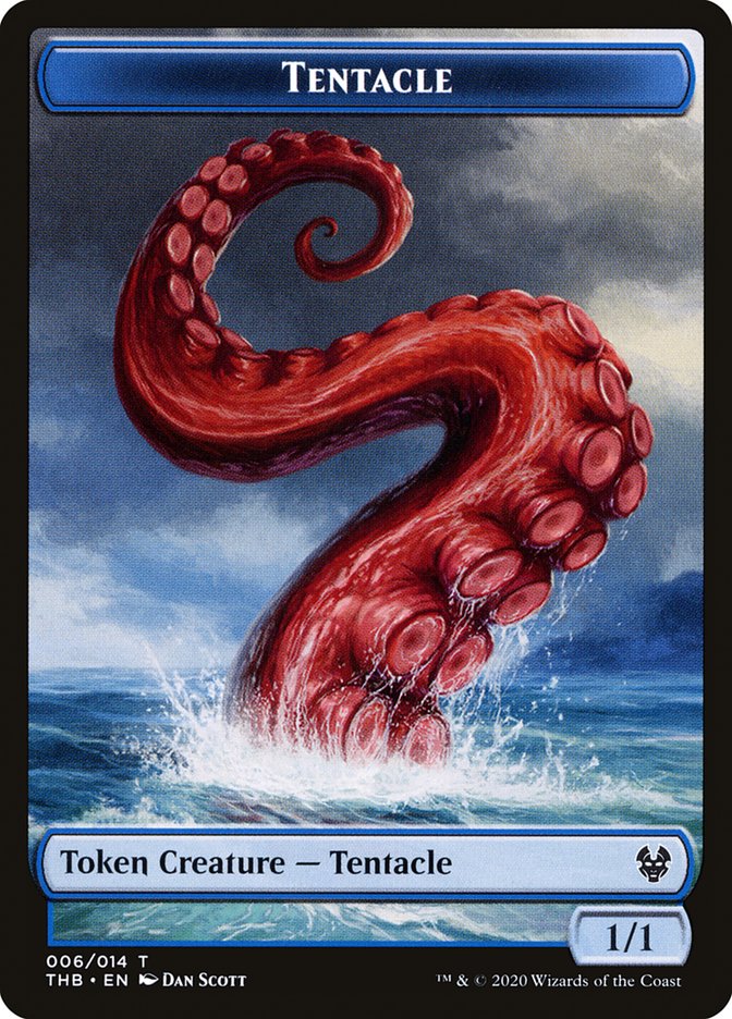 Human Soldier // Tentacle Double-Sided Token [Theros Beyond Death Tokens] | I Want That Stuff Brandon