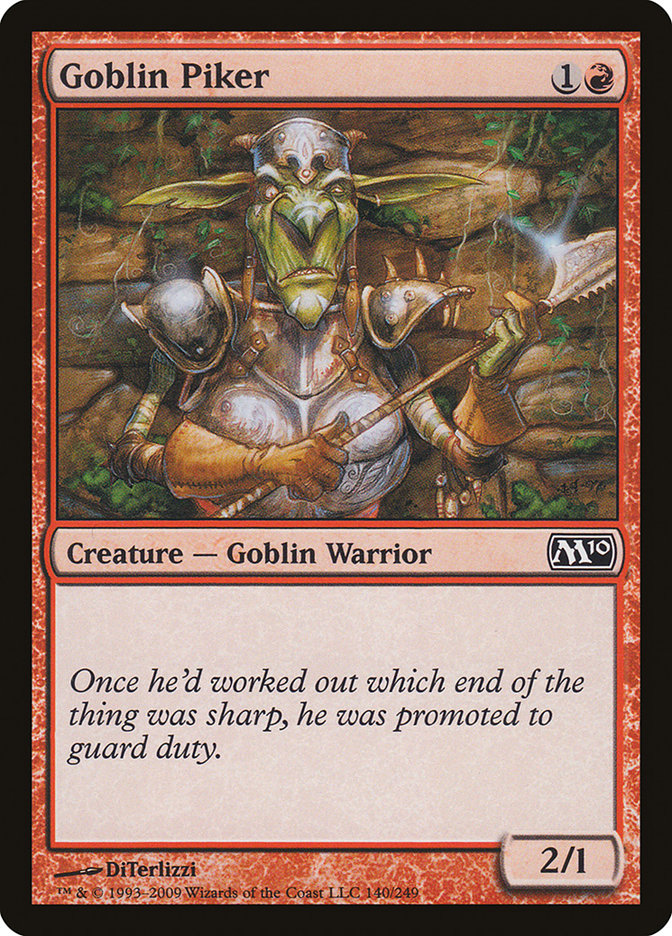 Goblin Piker [Magic 2010] | I Want That Stuff Brandon