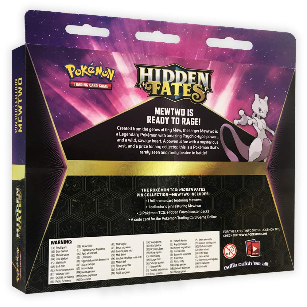 Hidden Fates - Pin Collection (Mewtwo) | I Want That Stuff Brandon