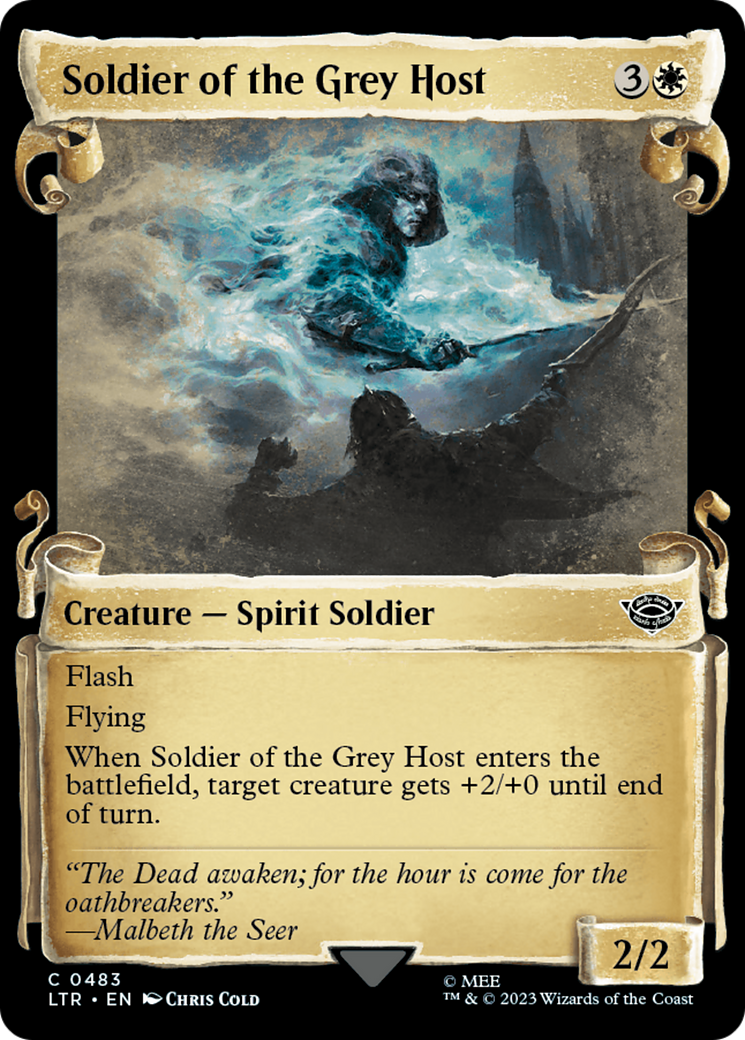 Soldier of the Grey Host [The Lord of the Rings: Tales of Middle-Earth Showcase Scrolls] | I Want That Stuff Brandon