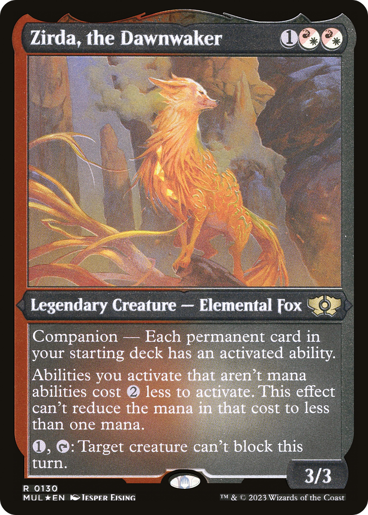 Zirda, the Dawnwaker (Foil Etched) [Multiverse Legends] | I Want That Stuff Brandon