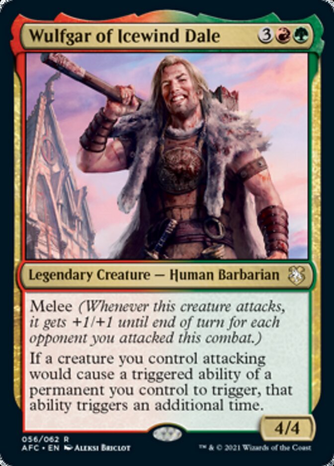 Wulfgar of Icewind Dale [Dungeons & Dragons: Adventures in the Forgotten Realms Commander] | I Want That Stuff Brandon
