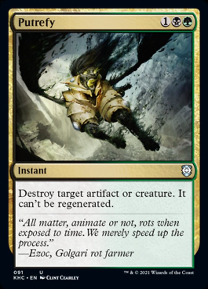 Putrefy [Kaldheim Commander] | I Want That Stuff Brandon