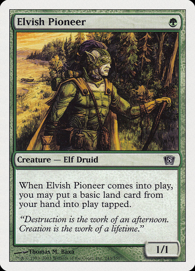 Elvish Pioneer [Eighth Edition] | I Want That Stuff Brandon