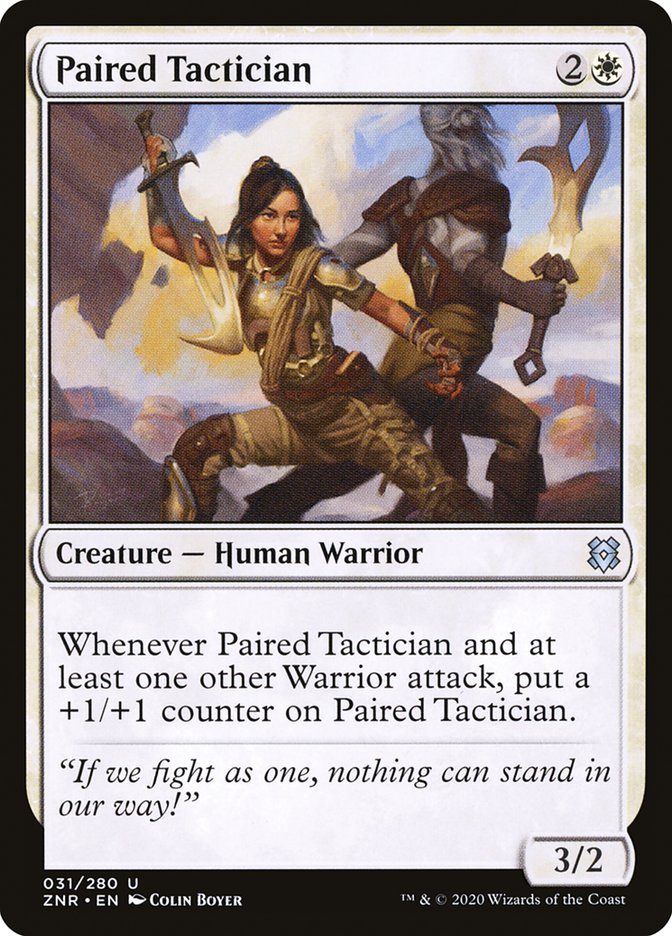 Paired Tactician [Zendikar Rising] | I Want That Stuff Brandon