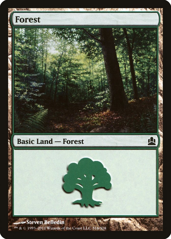 Forest (316) [Commander 2011] | I Want That Stuff Brandon