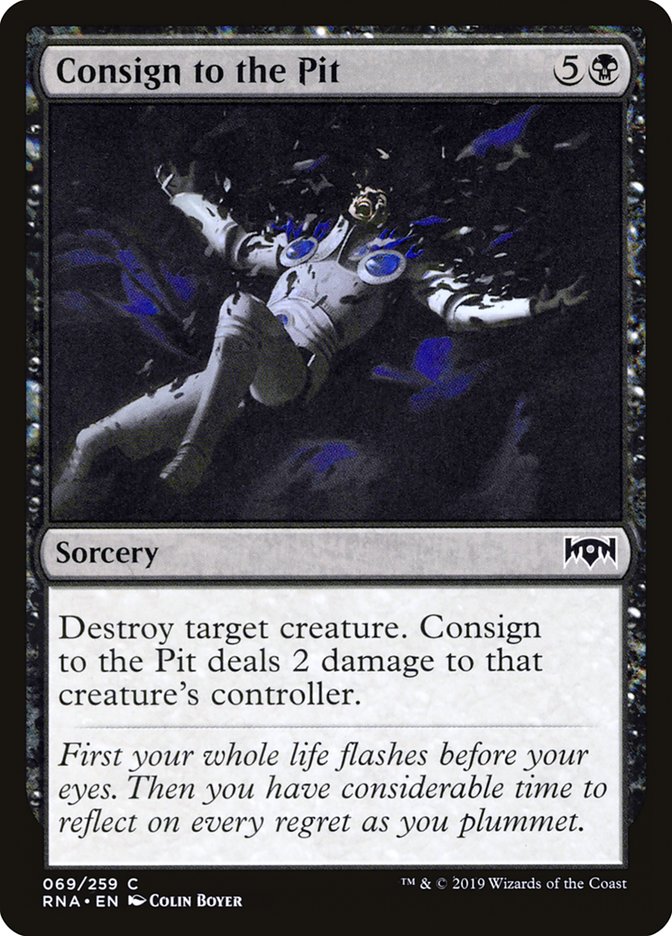 Consign to the Pit [Ravnica Allegiance] | I Want That Stuff Brandon