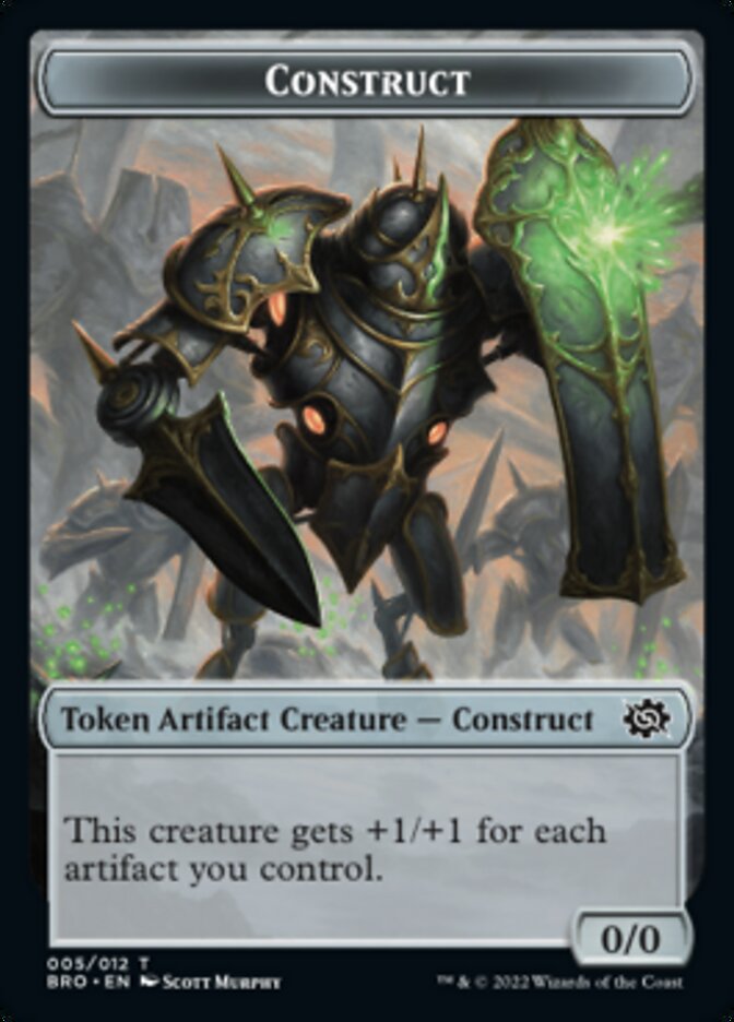 Thopter // Construct (005) Double-Sided Token [The Brothers' War Tokens] | I Want That Stuff Brandon