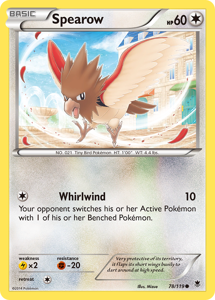 Spearow (78/119) [XY: Phantom Forces] | I Want That Stuff Brandon