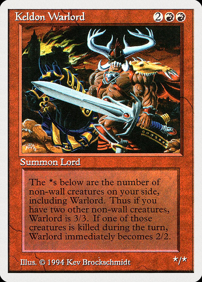 Keldon Warlord [Summer Magic / Edgar] | I Want That Stuff Brandon