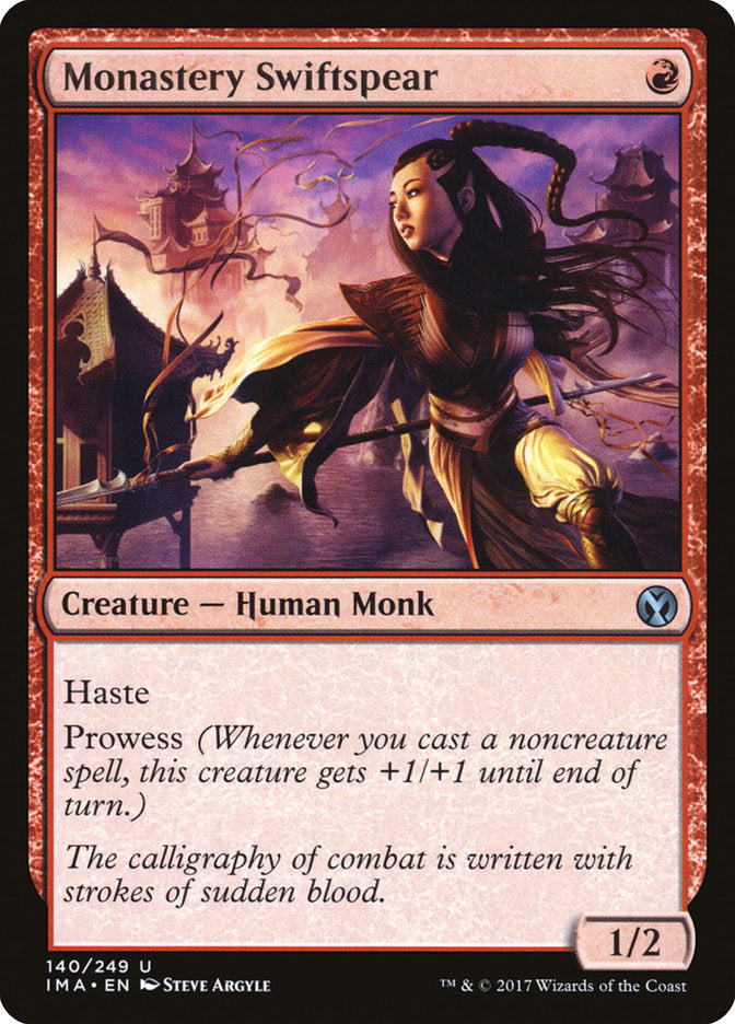 Monastery Swiftspear [Iconic Masters] | I Want That Stuff Brandon