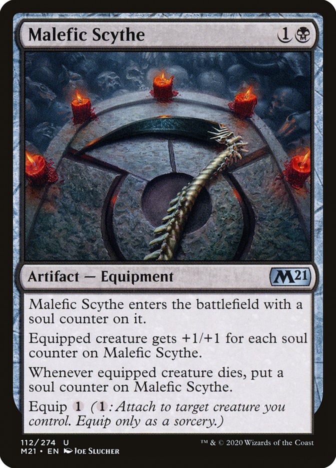 Malefic Scythe [Core Set 2021] | I Want That Stuff Brandon