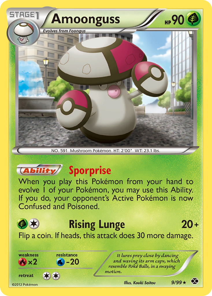 Amoonguss (9/99) [Black & White: Next Destinies] | I Want That Stuff Brandon