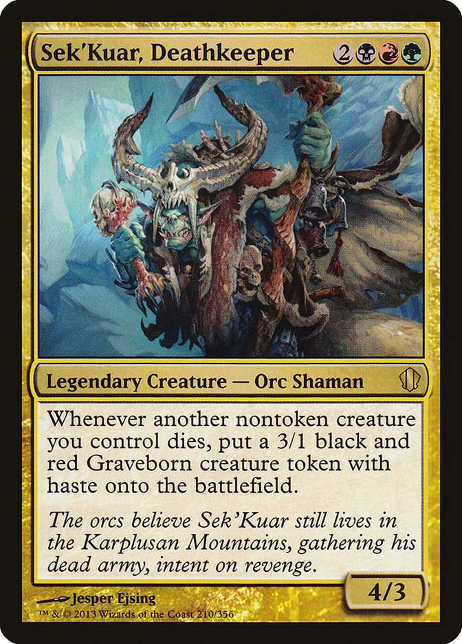 Sek'Kuar, Deathkeeper [Commander 2013] | I Want That Stuff Brandon