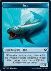 Beast (010) // Fish Double-Sided Token [Commander 2021 Tokens] | I Want That Stuff Brandon