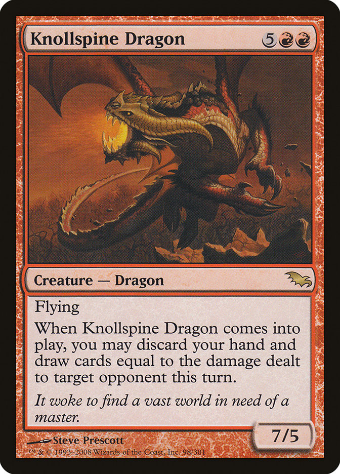 Knollspine Dragon [Shadowmoor] | I Want That Stuff Brandon