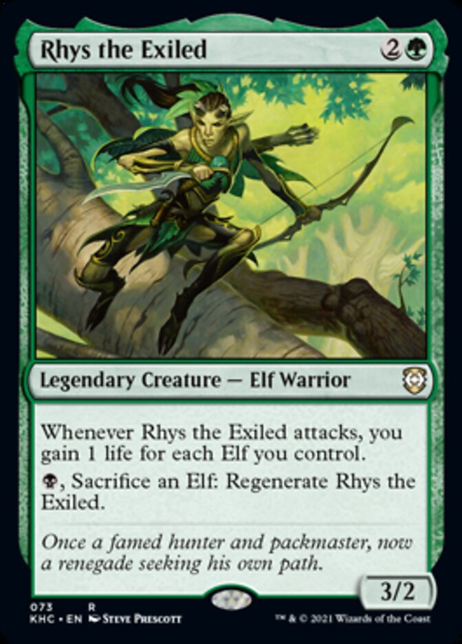 Rhys the Exiled [Kaldheim Commander] | I Want That Stuff Brandon