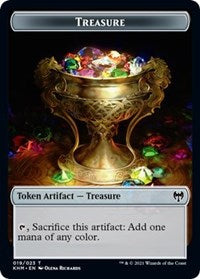 Treasure // Replicated Ring Double-Sided Token [Kaldheim Tokens] | I Want That Stuff Brandon