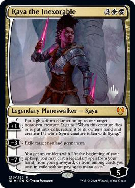 Kaya the Inexorable (Promo Pack) [Kaldheim Promos] | I Want That Stuff Brandon