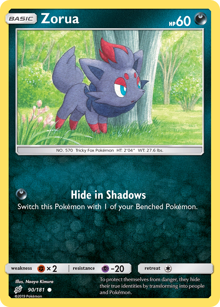 Zorua (90/181) [Sun & Moon: Team Up] | I Want That Stuff Brandon