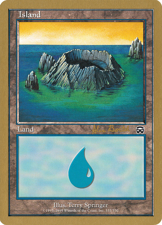 Island (ab335) (Alex Borteh) [World Championship Decks 2001] | I Want That Stuff Brandon