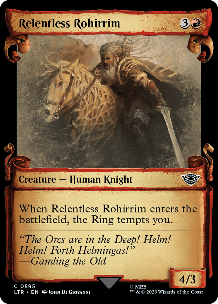 Relentless Rohirrim [The Lord of the Rings: Tales of Middle-Earth Showcase Scrolls] | I Want That Stuff Brandon