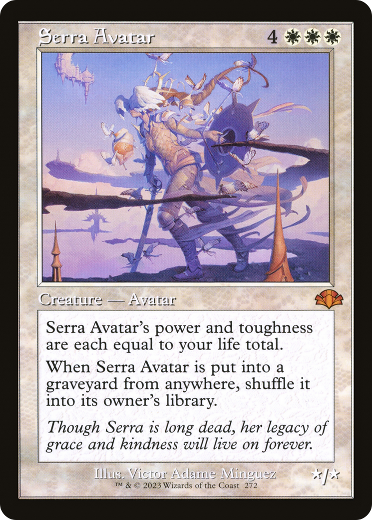 Serra Avatar (Retro) [Dominaria Remastered] | I Want That Stuff Brandon