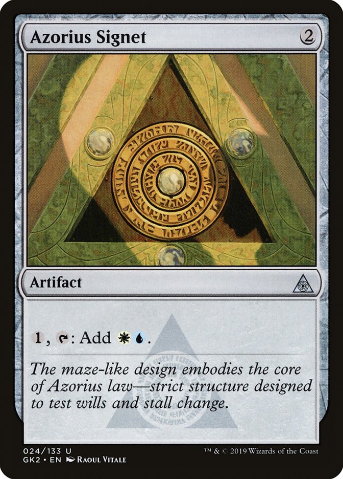 Azorius Signet [Ravnica Allegiance Guild Kit] | I Want That Stuff Brandon