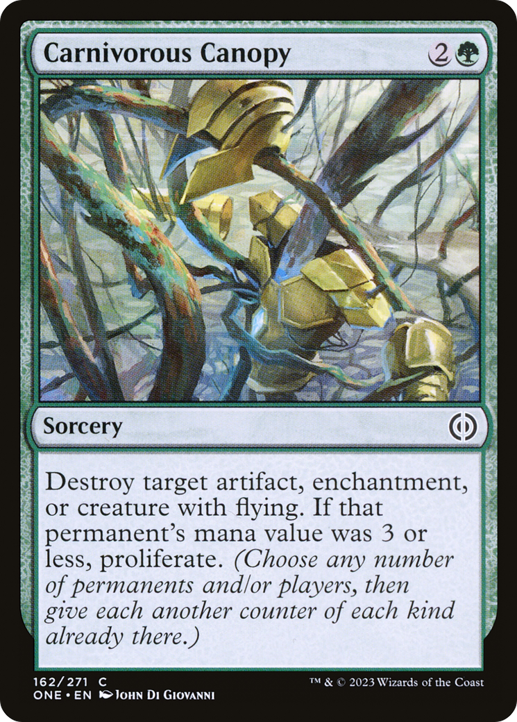 Carnivorous Canopy [Phyrexia: All Will Be One] | I Want That Stuff Brandon