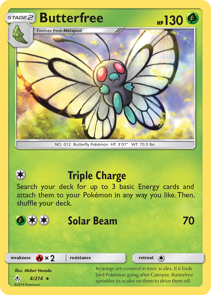 Butterfree (4/214) [Sun & Moon: Unbroken Bonds] | I Want That Stuff Brandon