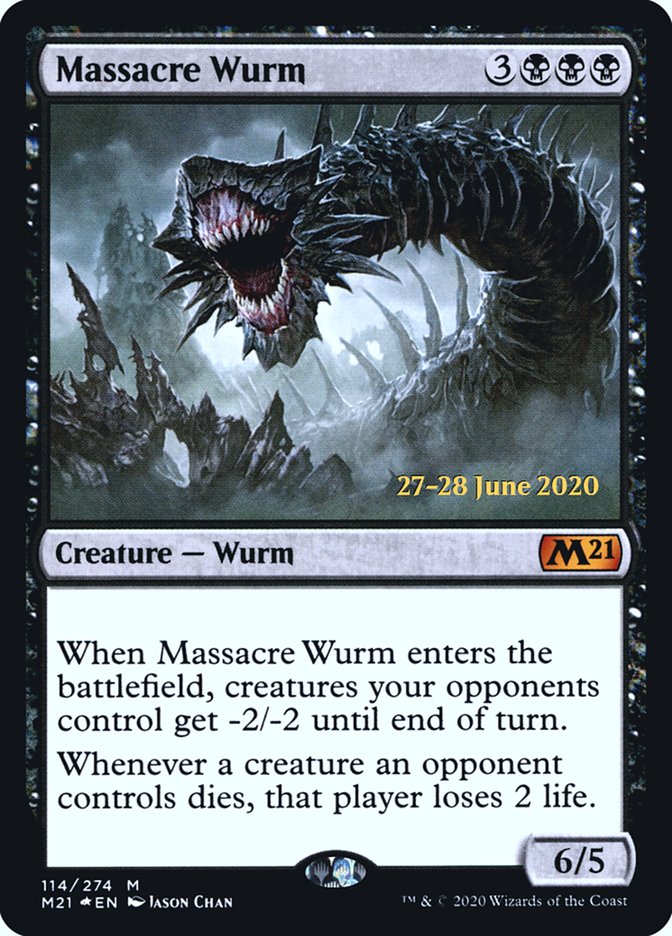 Massacre Wurm [Core Set 2021 Prerelease Promos] | I Want That Stuff Brandon